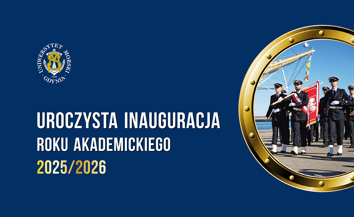 Plansza z zaproszeniem na inaugurację roku akademickiego 2025/2026