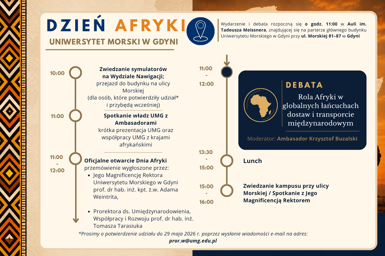 Program Dnia Afryki w UMG