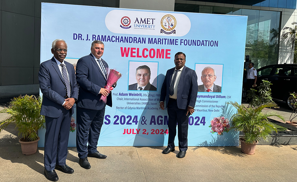 JM Rektor gościem honorowym międzynarodowego Szczytu &bdquo;AMET Global Maritime Summit&rdquo;