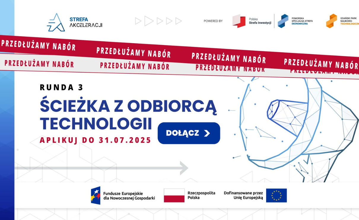 Grafika promująca nab&oacute;r do Strefy Akceleracji