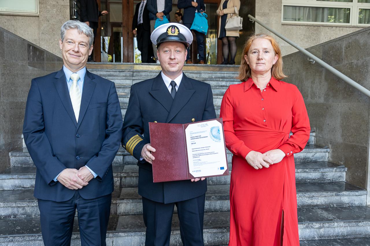 Nagroda dla naukowc&oacute;w z Wydziału Nawigacyjnego UMG w konkursie na najlepszą innowację