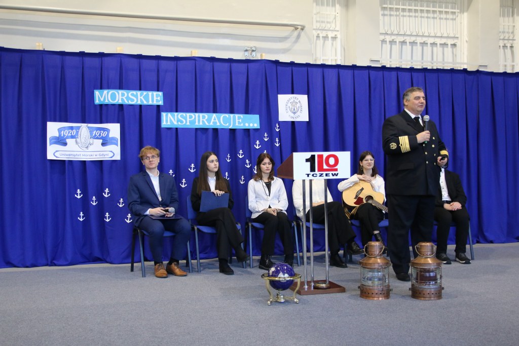 Przedstawiciele władz UMG gośćmi \"Morskich inspiracji...\" - wydarzenia zorganizowanego przez I LO im. Marii Skłodowskiej-Curie w Tczewie