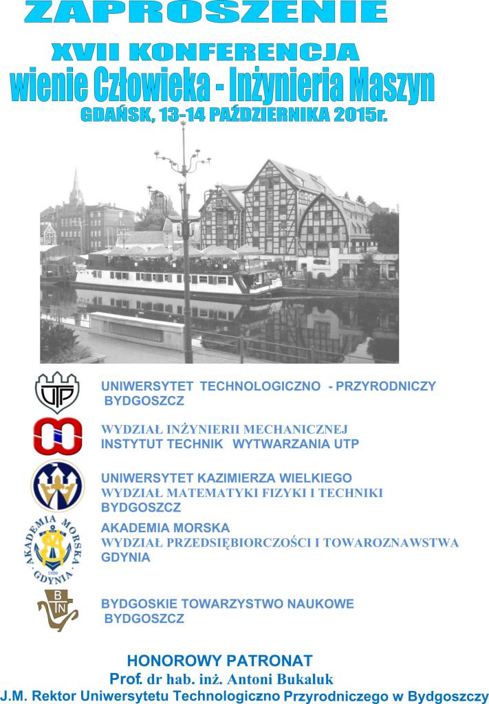 Konferencja &bdquo;Żywienie człowieka &ndash; Inżynieria maszyn&rdquo;