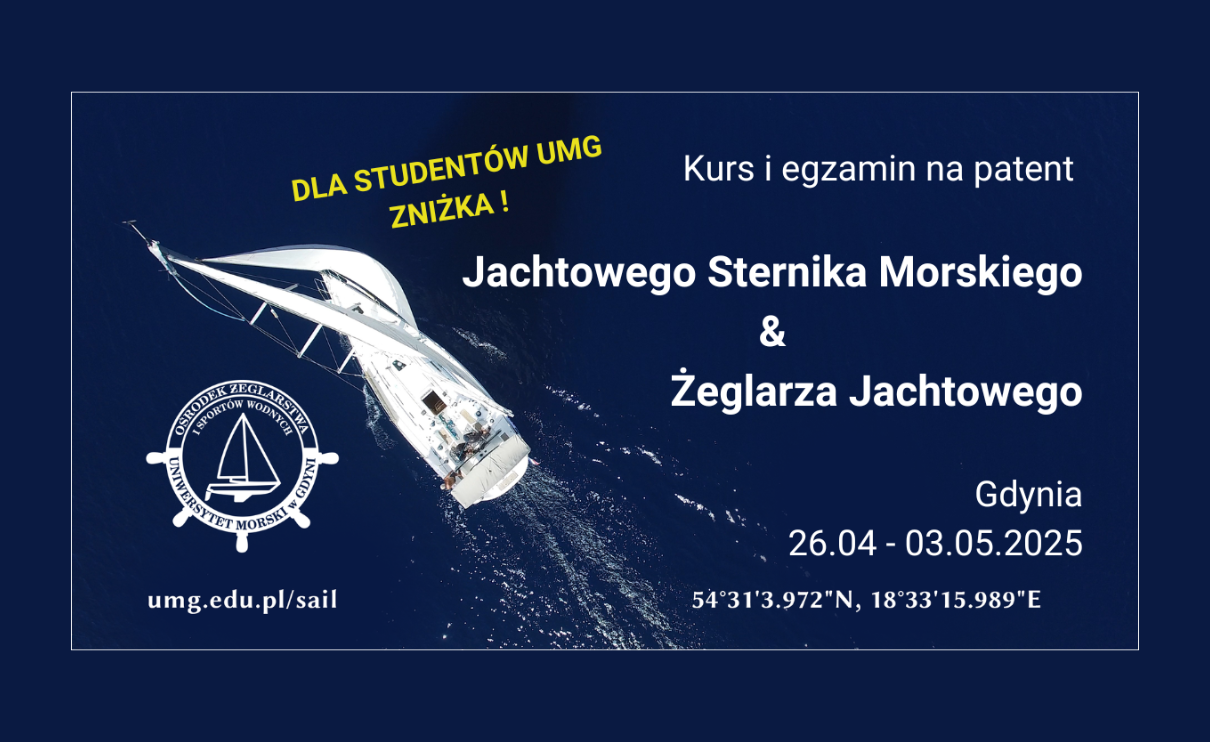 Ośrodek Żeglarstwa i Sport&oacute;w Wodnych zaprasza do udziału w szkoleniach żeglarskich