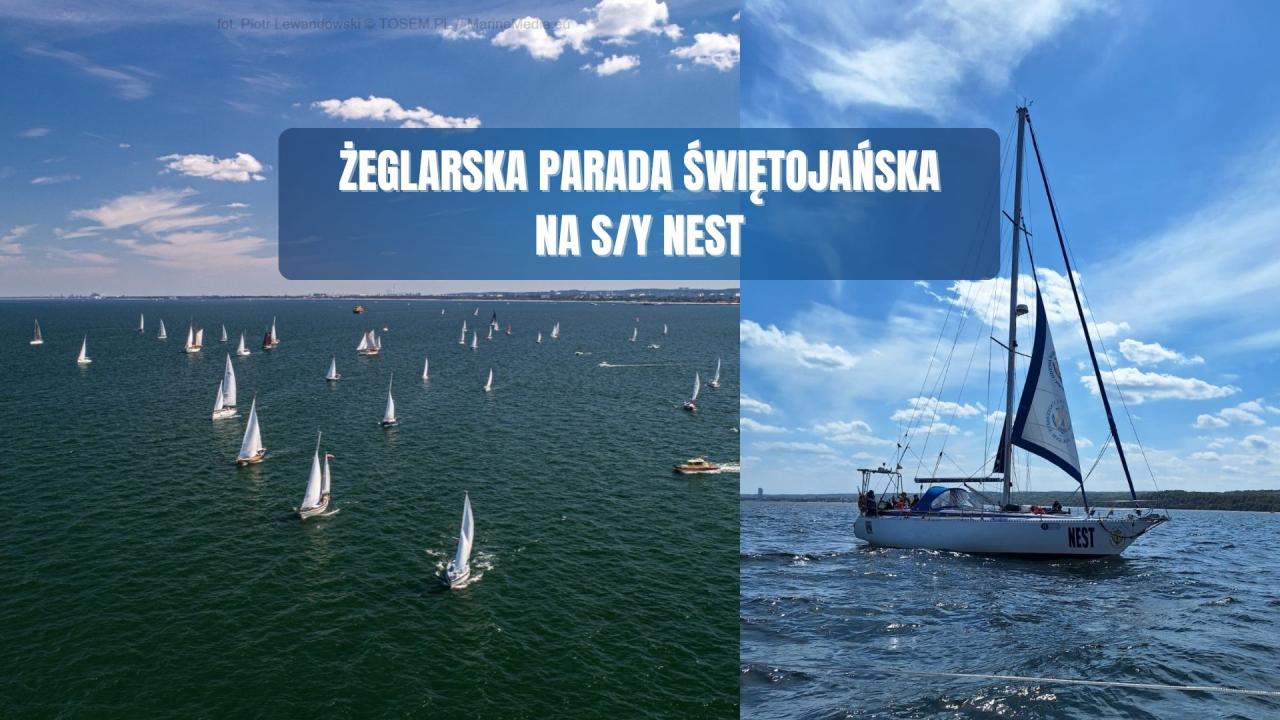 Plansza z tytułem Żeglarska Parada Świętojańska