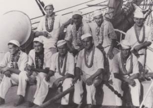 Podr&oacute;ż &bdquo;Daru Pomorza&rdquo; dookoła świata, Hawaje, styczeń 1935 rok.