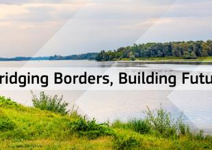 Grafika konferencji Bridging Borders, Building Future