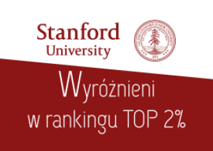 Plansza z tytułem Wyróżnieni w rankingu top 2%