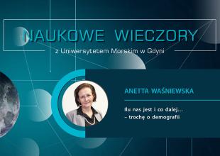 Plansza z tytułem Naukowe wieczory z UMG