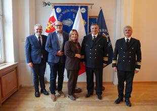 Przedstawiciele władz UMG i Miasta Gdynia