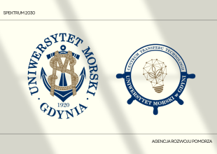 Logotypy UMG i CTT UMG na planszy