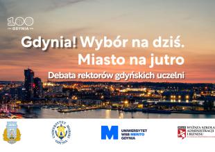 Gdynia o zachodzie słońca