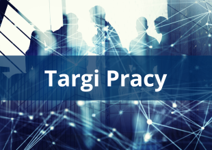 Plansza promująca targi pracy