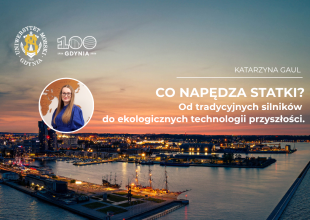 Plansza promująca wykład na 100-lecie Gdyni