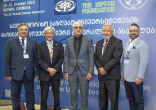 22. edycja Zgromadzenia Og&oacute;lnego Międzynarodowego Stowarzyszenia Uniwersytet&oacute;w IAMU, Batumi Gruzja, 17-21.10.2022