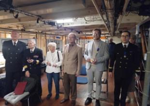 Uroczystość wręczenia medali Ligi Morskiej Rzecznej