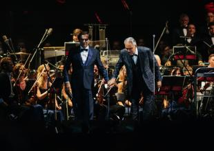 Akademicki Ch&oacute;r UMG wystąpił z Andreą Bocellim