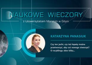 Plansza z tytułem Naukowe wieczory z UMG