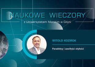 Plansza z tytułem Naukowe wieczory z UMG