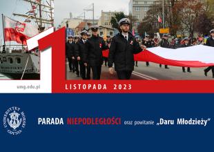 Parada Niepodległości i powitanie \"Daru Młodzieży\"