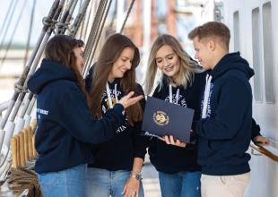 Studenci Uniwersytetu Morskiego w Gdyni