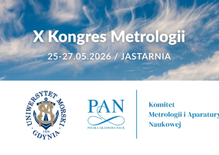 Plansza z grafika i tytułem X Kongres Metrologii