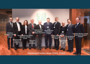 Międzynarodowa Rada Wykonawcza IEB (International Executive Board) Międzynarodowego Stowarzyszenia Uniwersytet&oacute;w Morskich IAMU (Interantional Association of Maritime Universities) na lata 2023-2025