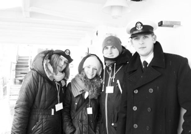 Zbi&oacute;rka pieniędzy na pokładzie Daru Młodzieży, fot. Piotr Głębski