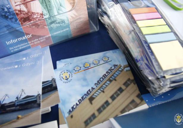 Materiały reklamowe Akademii Morskiej w Gdyni, fot. Katarzyna Okońska
