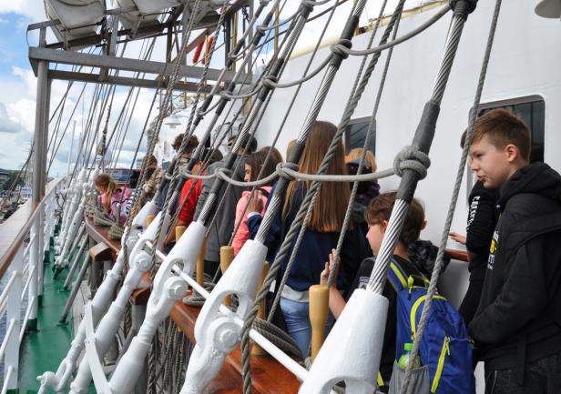  Akademia Morska w Gdyni gościła dzieci z Rytla