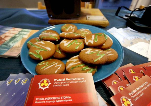 Ciastka przygotowanę przez studentkę Wydziału Mechanicznego, fot. Katarzyna Okońska