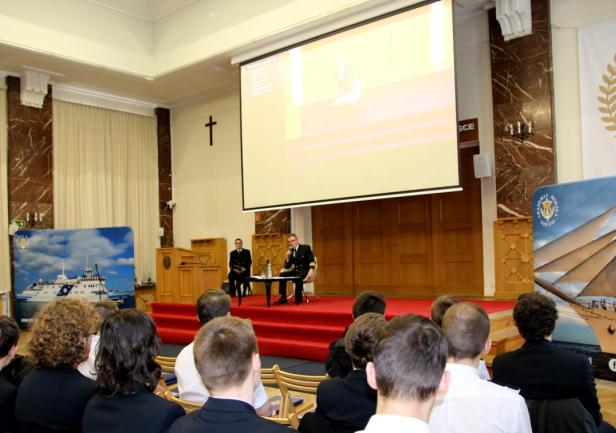 Debata z Rektorem Akademii Morskiej w Gdyni, fot. Magdalena Zajk