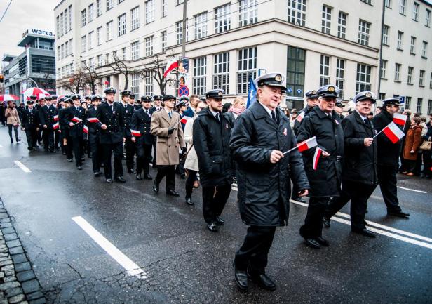 Władze i pracownicy Akademii Morskiej w Gdyni, fot. Kamil Dopke