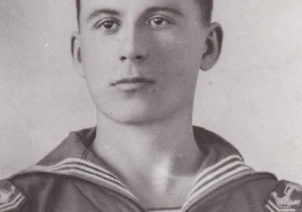 Władysław Grabowski jako uczeń Szkoły Morskiej w Tczewie