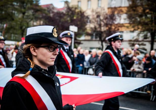 Parada Niepodległości w Gdyni 