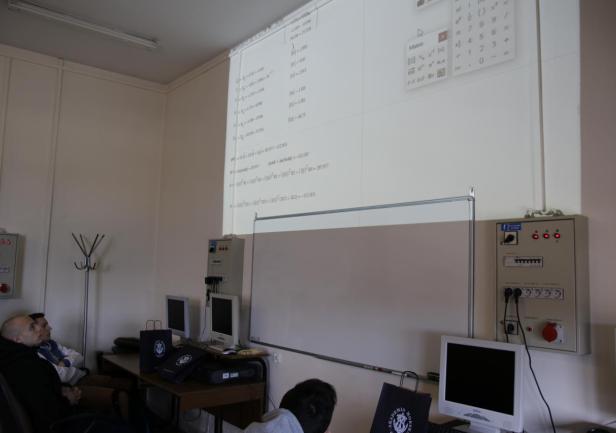 Uczniowie Zespołu Szk&oacute;ł Chłodniczych i Elektronicznych w Akademii Morskiej, fot. Katarzyna Okońska