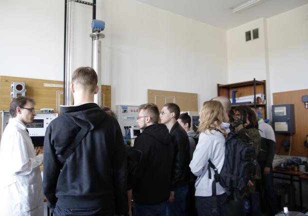 Uczniowie Zespołu Szk&oacute;ł Chłodniczych i Elektronicznych w Akademii Morskiej, fot. Katarzyna Okońska