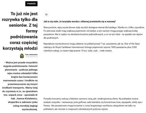 To już nie jest rozrywka tylko dla senior&oacute;w