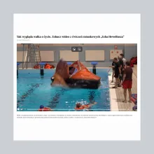 Wycinek z publikacji medialnej nt. pokaz&oacute;w ITR